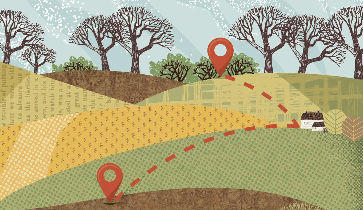 Trails and Tails graphic banner