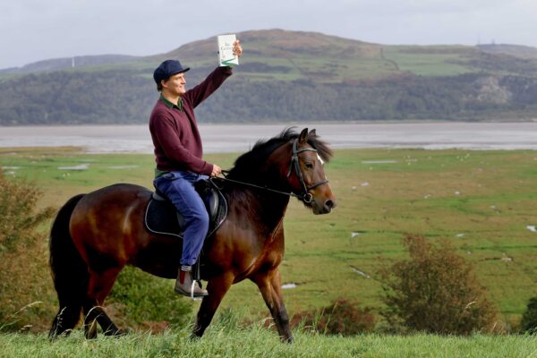 FREE Author Louis D Hall on Horseback at Wigtown Book Festival MED RES 02