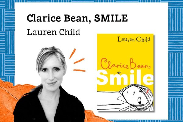 Children's Book Festival author Clarice Bean pictured with her book Smile.