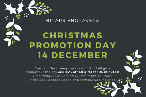 Briars Engravers Promotion Day 1