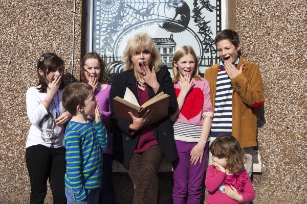 Joanna Lumley launches Windows Appeal at Wigtown Book Festival 1 Colin Tennat