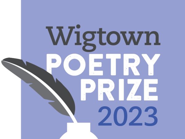 Graphic logo for the Wigtown Poetry Prize 2023.