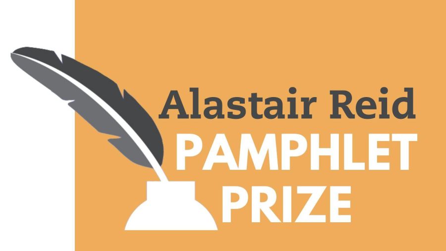 Graphic logo for the Alastair Reid Pamphlet Prize.